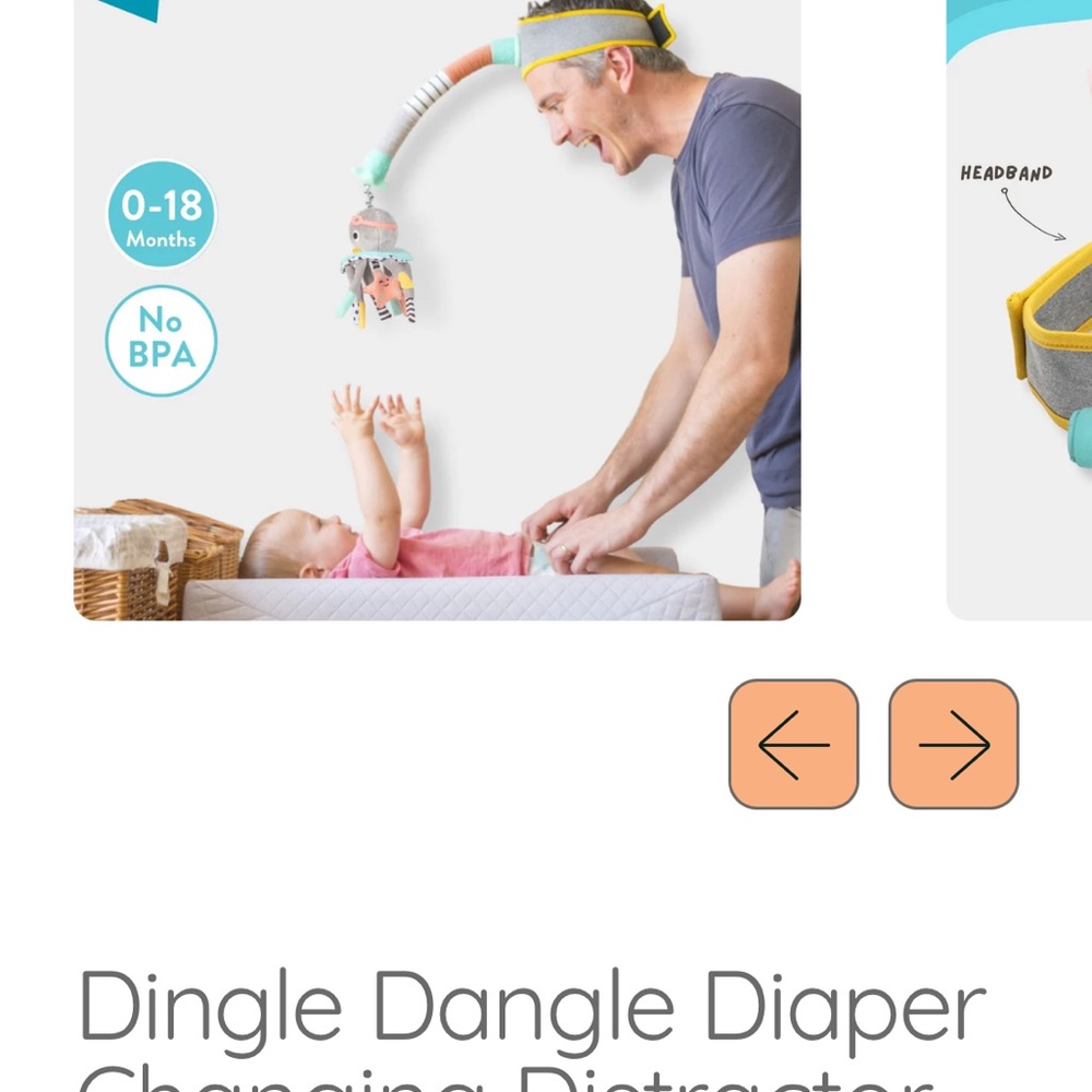 Dingle Dangle Diaper Changing Distractor